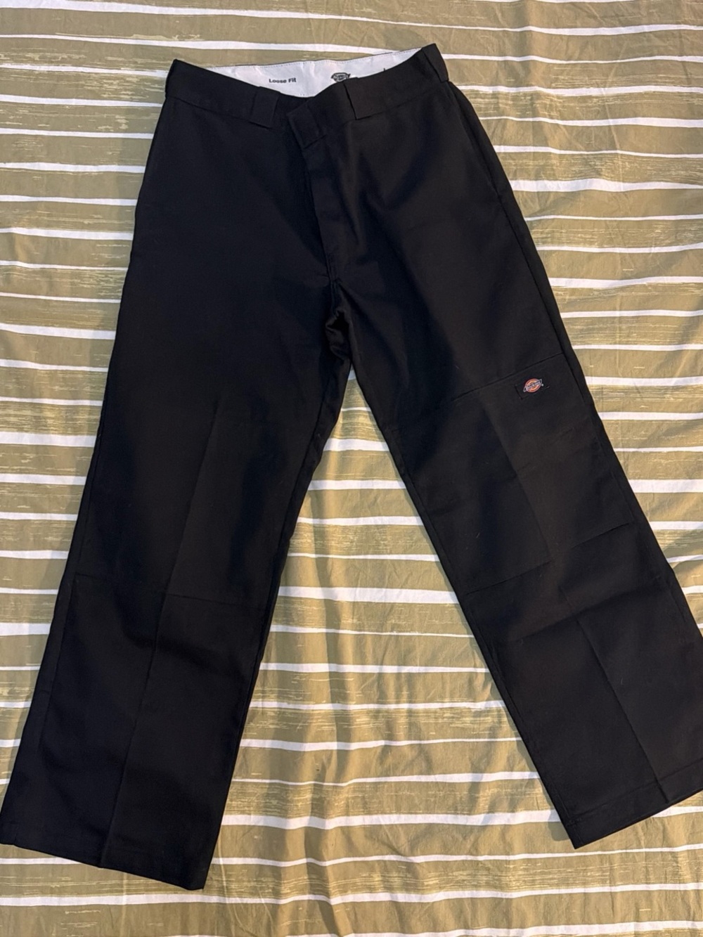Dickies Black Straight-Leg Work Chinos